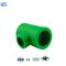 Acoplamiento rápido de las instalaciones de tuberías de la camiseta DIN16962 PPR de reducción de PPR verde