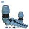 Acoplamiento azul de las colocaciones de compresión del HDPE ISO14001 para el tubo polivinílico