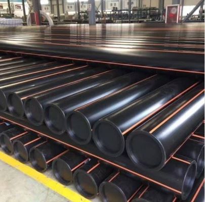 Tubo de PE de gas natural de gran diámetro HDPE PE100 SDR11 Anti UV